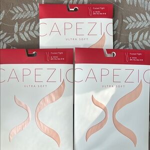 Capezio Ultra Soft Footed Tights ballet pink size 8-12